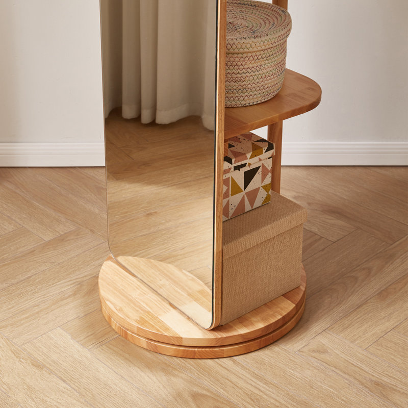 Miroir sur pied 69 po, Naturel