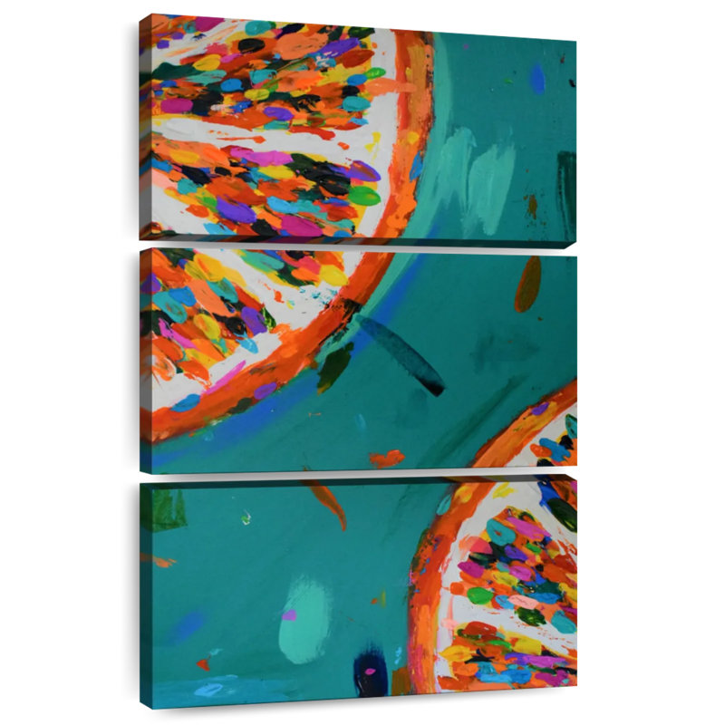 Yarlin Two Oranges, 57" H x 36" W
