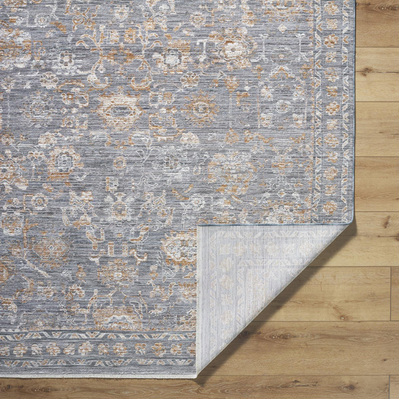 Lidgerwood Traditional Machine Woven Area Rug CHP2302, Rectangle 5'3" x 7'