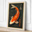 Koi Under Stars Japandi - Wrapped Canvas-81893346-81893358