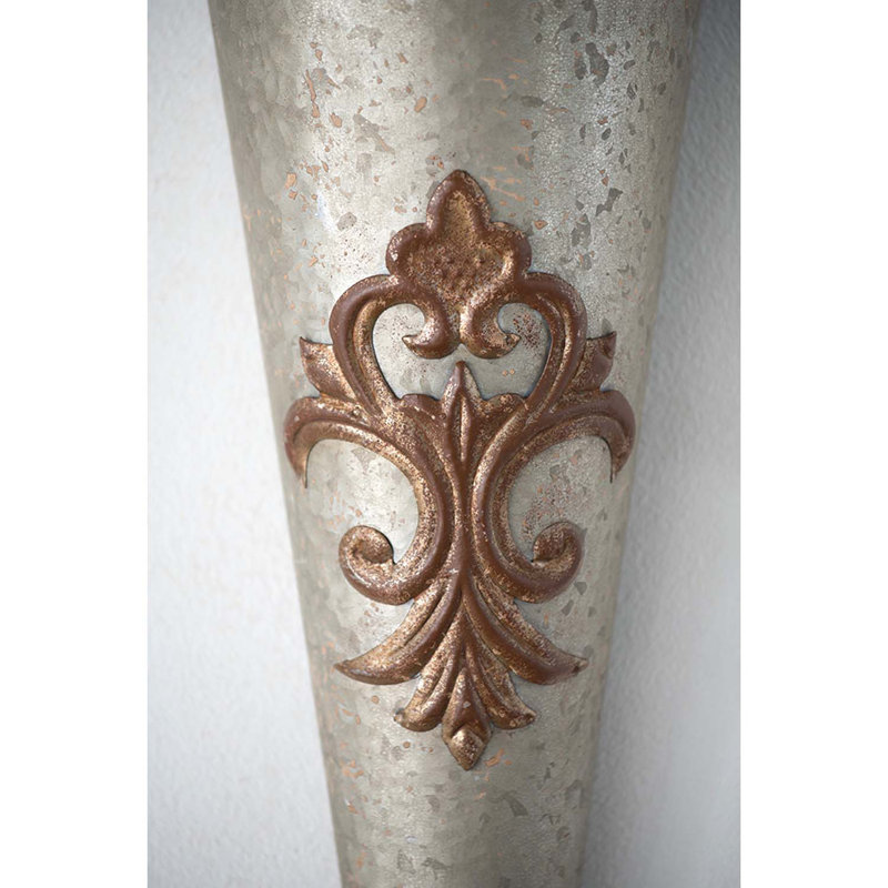 Maliana Handmade Metal Wall Vase