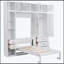 Lit escamotable avec casiers et armoires escamotables-1922337600