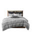 Housse de couette charmante en coton pour une chambre à coucher confortable multicolore avec boutons et attaches