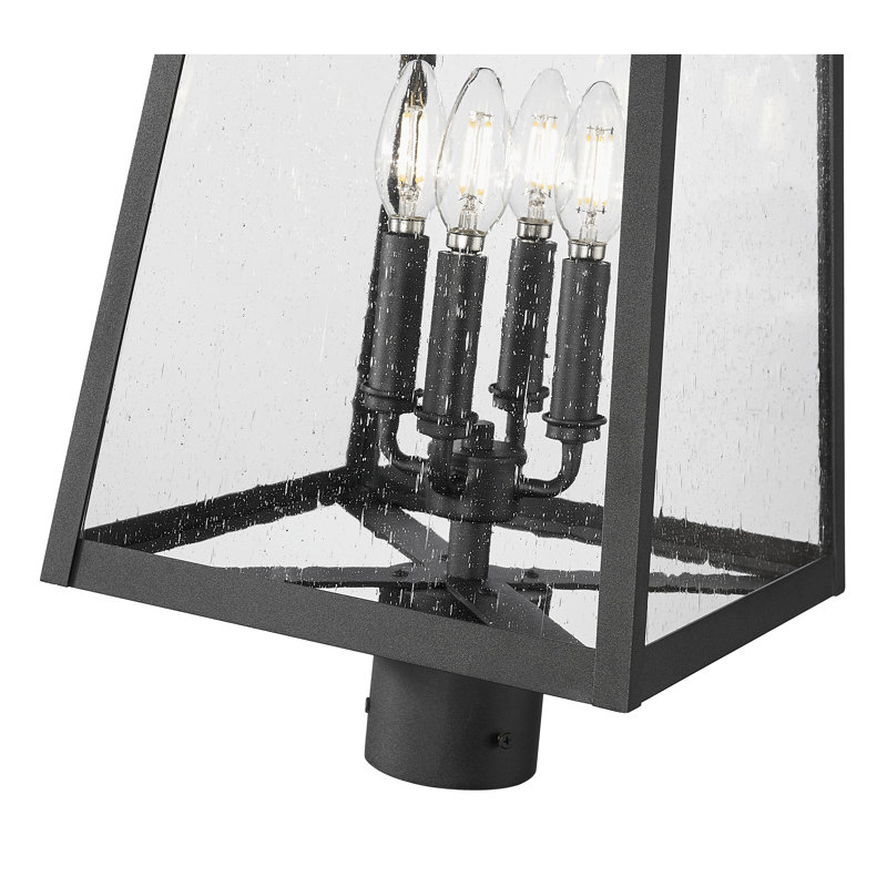 Luminaire d'extérieur 4 lumières Solis, H 24,25 po x l 13,5 po x P 13,5 po