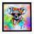 Hippie Animal Koala Framed Metal Print