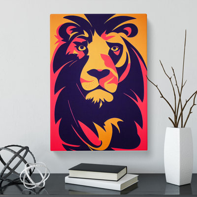 Lion Abstract Vol.3 - Wrapped Canvas