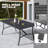 Patio 7PCS Dining Set, Textilene Aluminum Chairs, Table with Aluminum Top-519959754-519959752