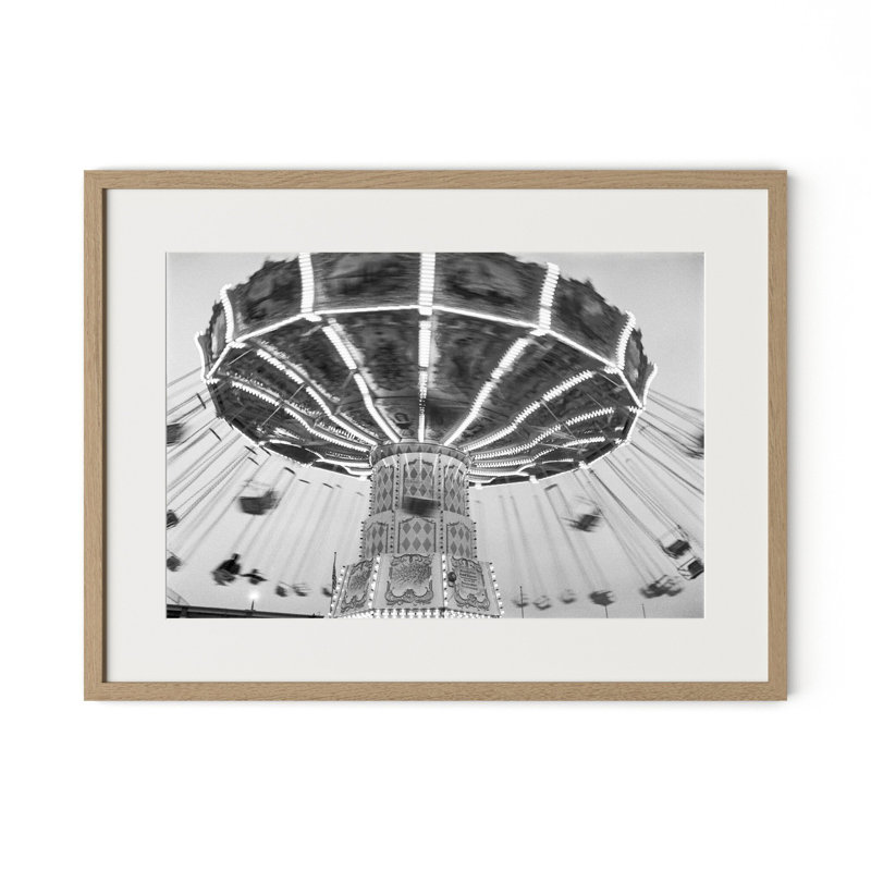 Coney Island By Barbara Alper, W 32" x H 24", White Oak