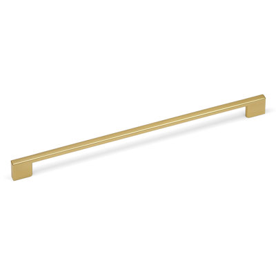 Brushed Brass Slim Square D-Bar Handles