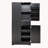 72"H Bathroom Storage Cabinet With 3 Keyboard Drawers,  6 Door Shelves Adjustable, A Slide-Out Drawer-1848590730