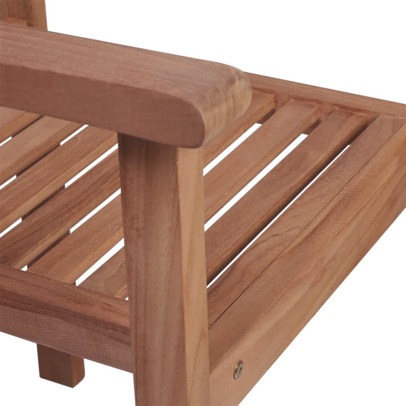 Fauteuil de patio en teck empilable Kratzerville