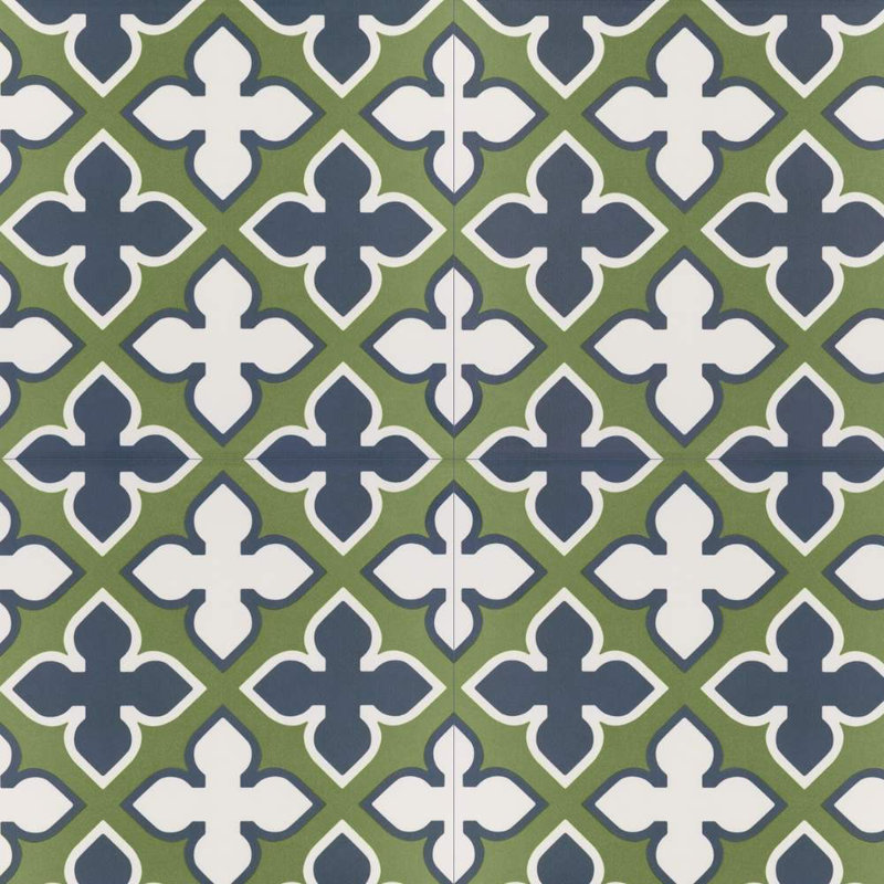 Carreau de porcelaine géométrique 8 po x 8 po Circa, Gigi