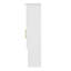 Meuble de salle de bain mural de 76 cm (30 po) avec cadre en bois massif et tablette ajustable
