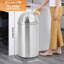 Poubelle à porte poussoir en acier inoxydable 13,2 gallons / 18,5 gallons pour la cuisine et le bureau-122651902