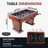 Millennium 54.75'' Wood Foosball Table