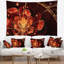 Tapisserie florale avec pétales de fleurs-28502884
