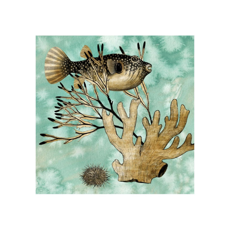 «Ocean Dreaming III» par Emma Brooks - impression, H 30 po x l 30 po x P 1,5 po, Extérieur