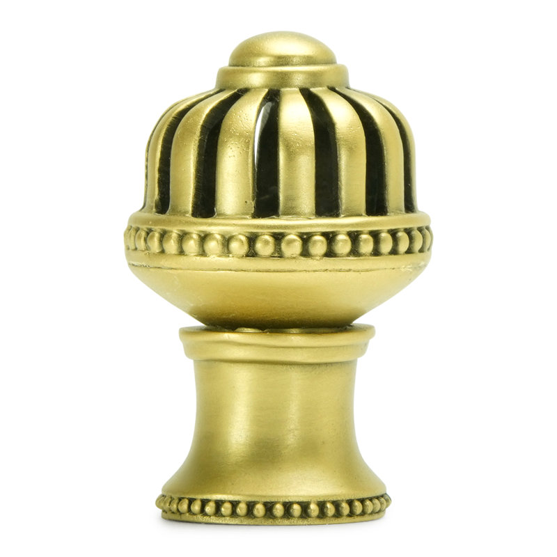 Cricket Cage large 3 inch center to center pull  in finish Museum Gold, Florentine Gold, 1 1/4", 1 1/4"