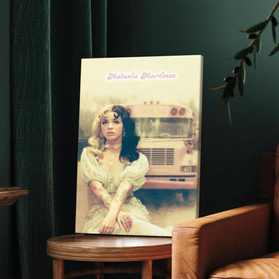 1Pcs, art mural, affiche encadrée, Melanie Martinez, toile, art décoratif, peinture pour chambre à coucher, salon, décoration, musique pop moderne, chanteuse, affiche, impression de haute qualité, prête à être accrochée
