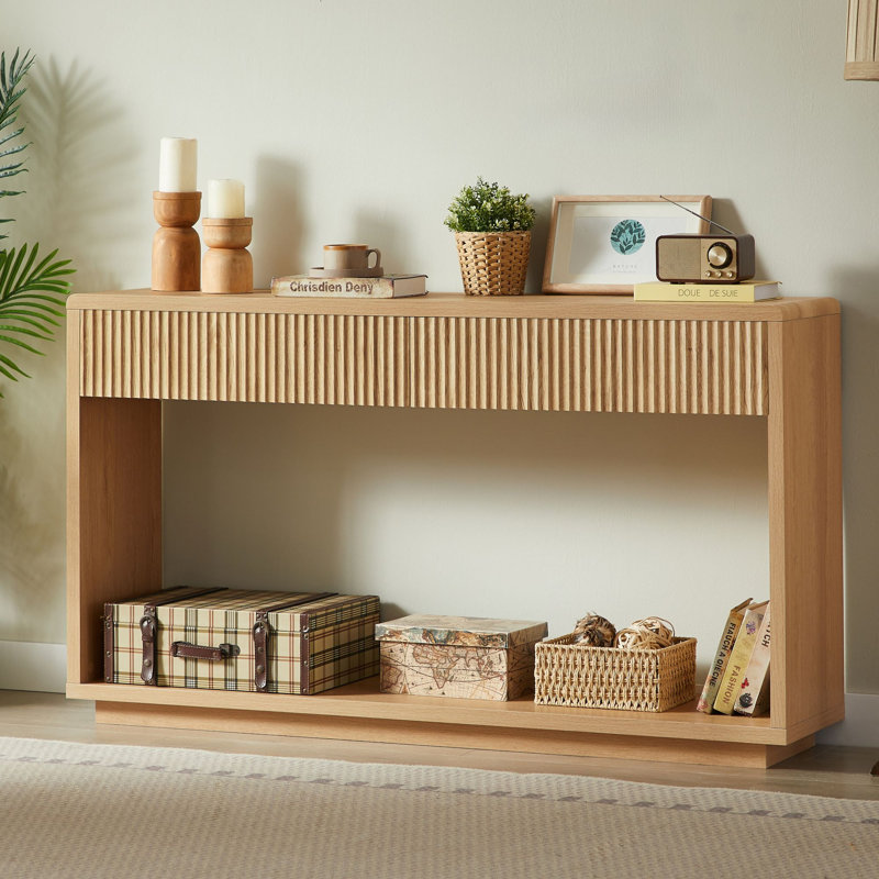 150 cm W Console Table, Natural