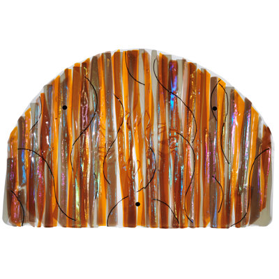 Marina Handmade Modern Abstract Wall Decor on Glass