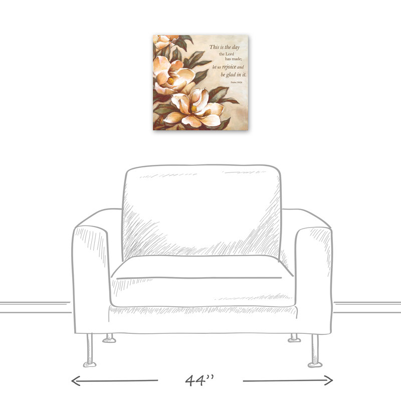 This Is The Day sur impression sur toile, H 12 po x l 12 po x P 1,25 po
