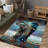 Exquisite Non Woven Soft Printed Rug Featuring Intricate Floral Design for a Touch of Elegance in Your Living Room or Bedroom-125998018