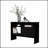 Black Console Table with Two Doors