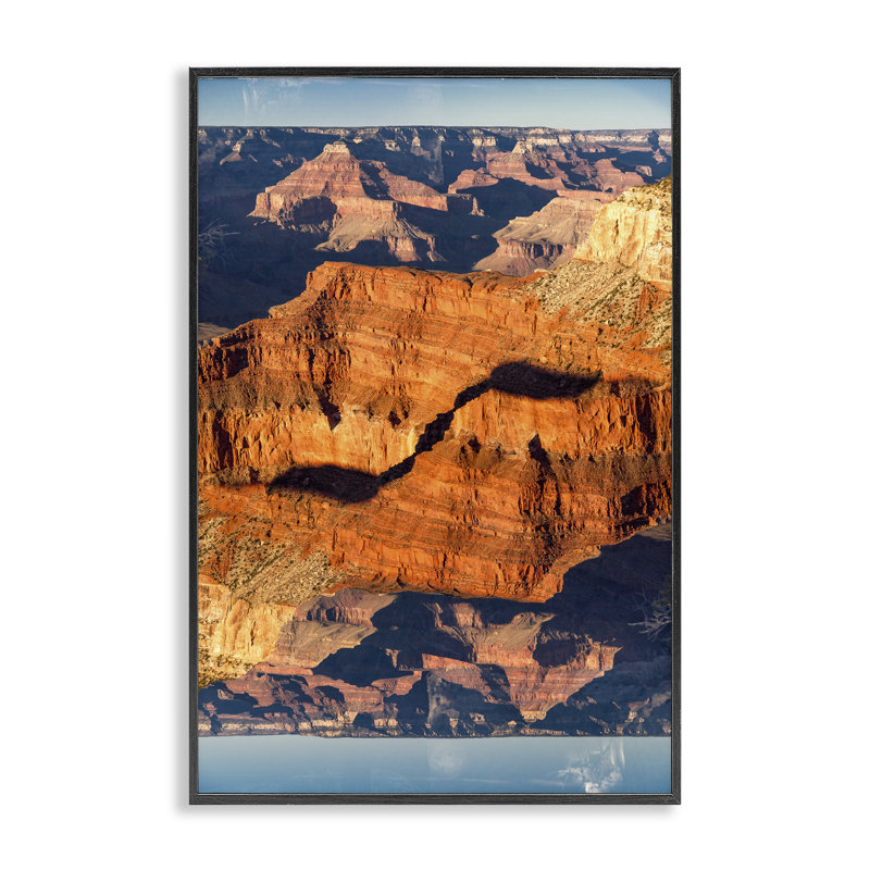 Vue d'ensemble du paysage du canyon, giclée encadrée, design par Robin Vandenabeele, H 18 po x l 12 po