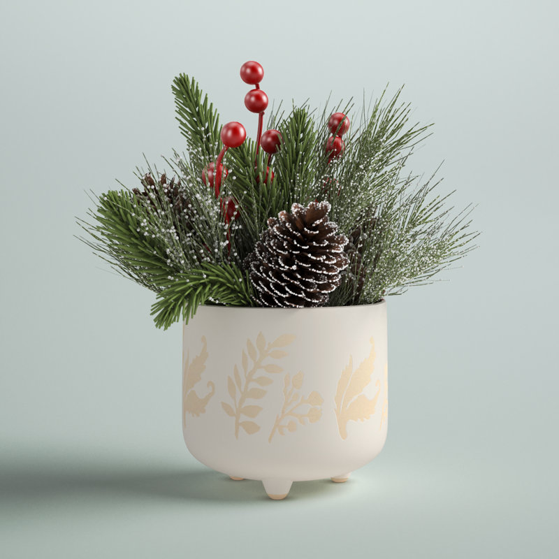 Pot de Noël en céramique