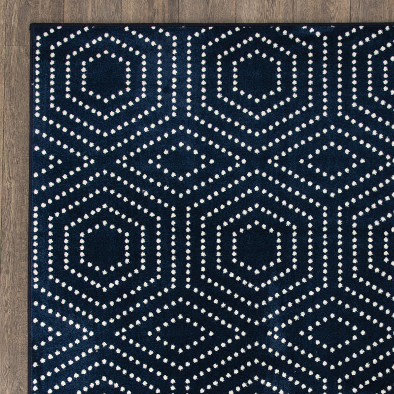Kamarre Geometric Indoor / Outdoor Rug, Rectangle 2' x 2'11"