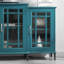 Meuble télé 62 po, buffet Buffet, bleu sarcelle