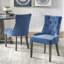 Chaise Parsons rembourrée et capitonnée Beti-44272492