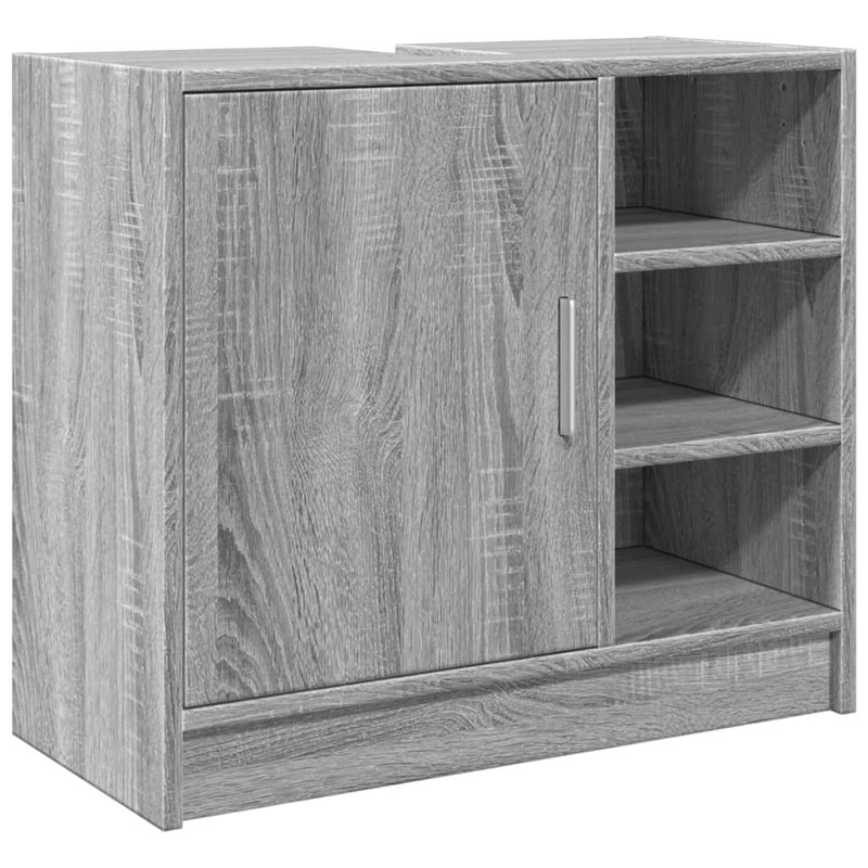 Brayah Under Sink Cabinet, Grey/Sonoma