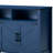 59'' Modern 4-Door Sideboard Buffet With Power Outlets & USB Ports, Adjustable Shelves And Half-Open Storage Cabinet, Metal Accents & Aluminum Handles,Navy Blue-1889782538