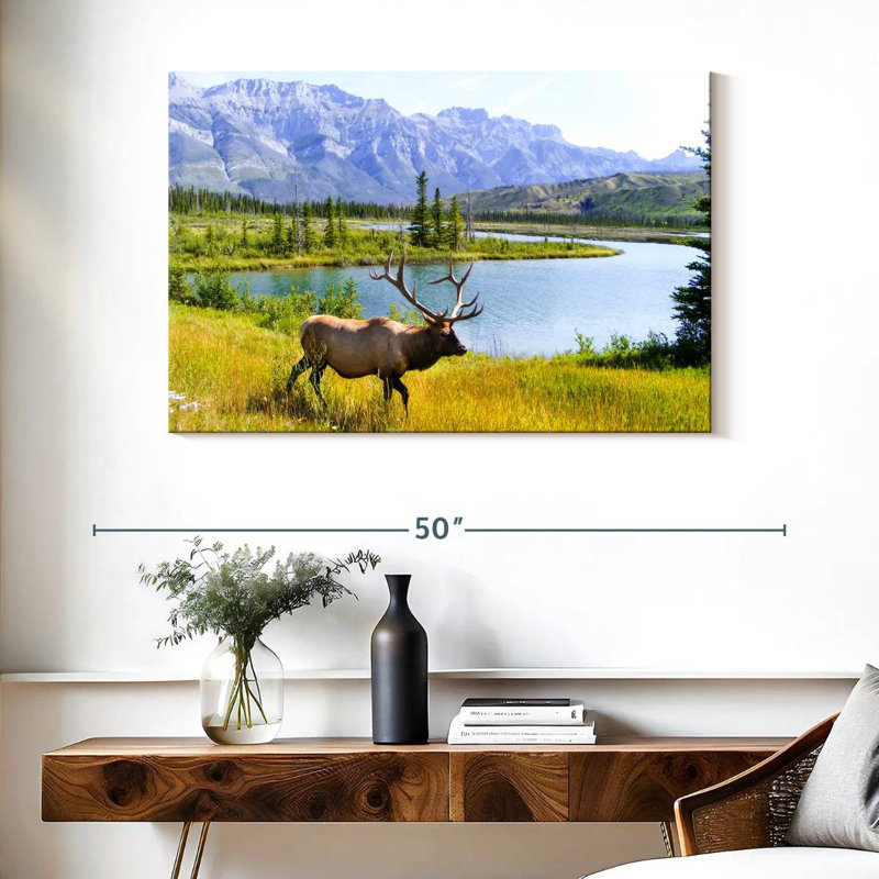 Brampt Elk Paradise, 26" H x 39" W