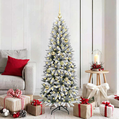 Artificial Christmas Tree with 150 LEDs White