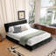Base de lit grand, lit plateforme en chenille, noir-766024027-766024024