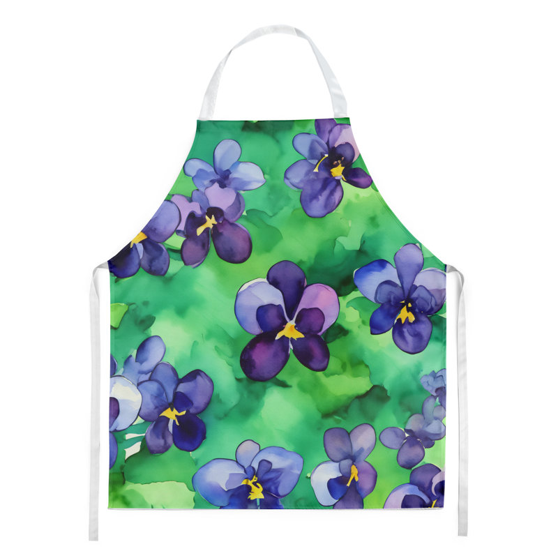 Iris du Tennessee en tablier aquarelle, Wisconsin Wood Violets