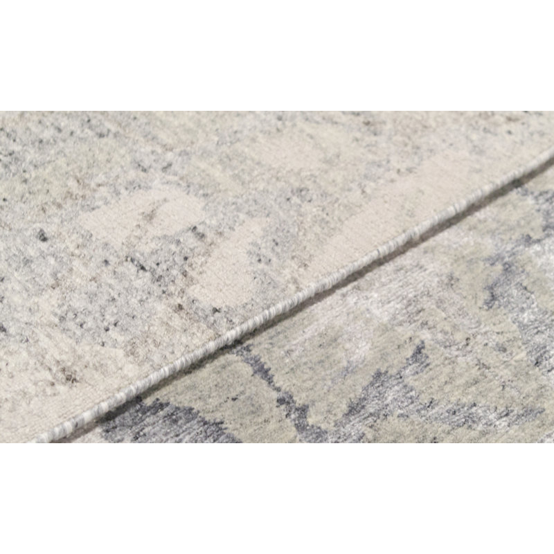 Area Rug in Gray, Rectangle 8'1" x 9'11"