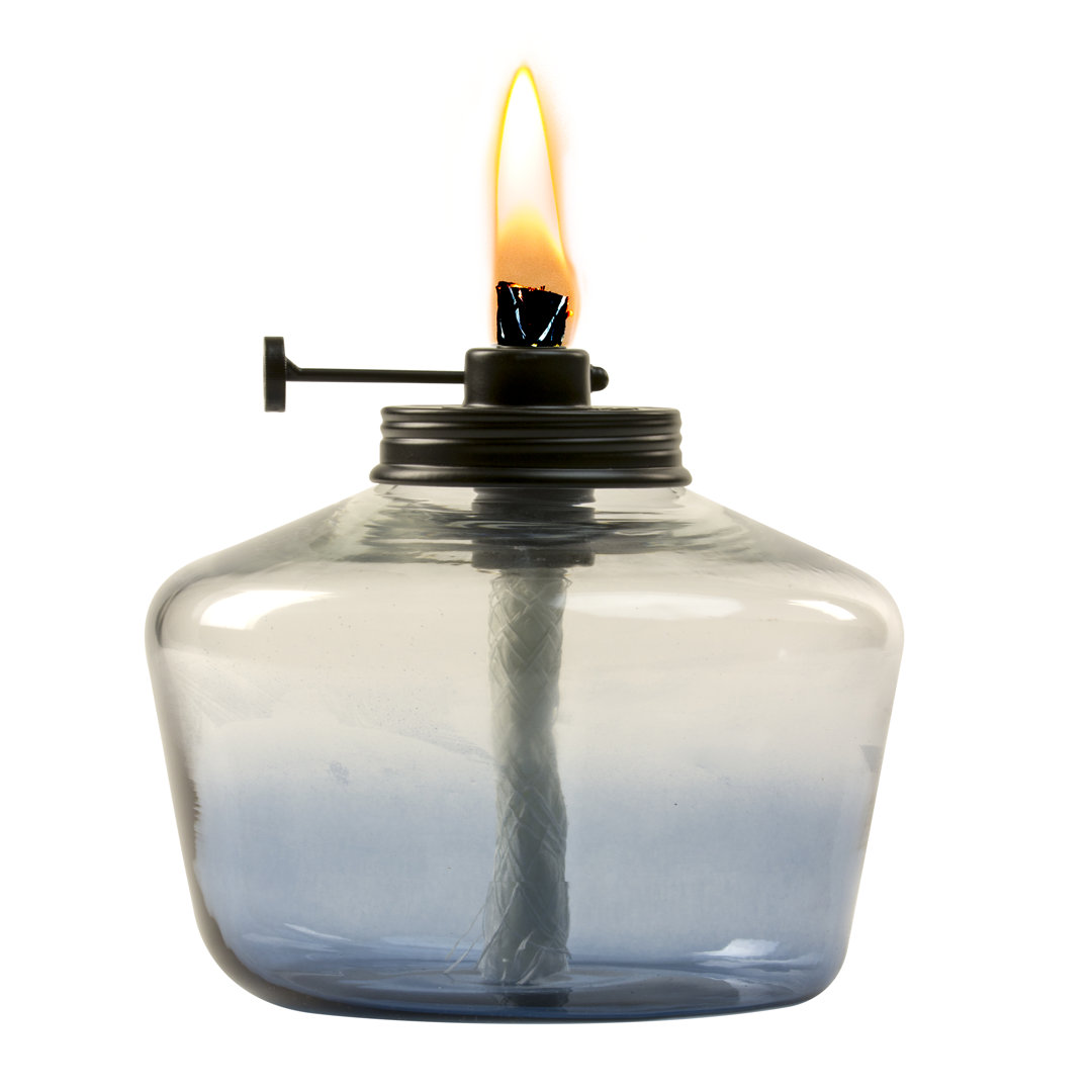 TIKI® Brand 6.25 Inch Table Torch Glass Ombre Blue TIKI Brand