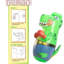 Sac de poinçonnage de dinosaure de 47 pouces gonflable T-Rex pour enfants