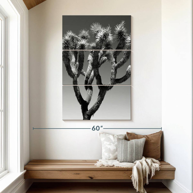 Harnek - Arizona noir - l'arbre Joshua, H 50 po x l 32 po