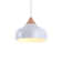 12.6" Metal Cone Pendant Light with Solid Wood Finial and Ceiling Canopy for Dining Room or Kitchen Island