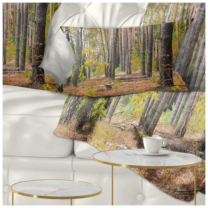 Coussin Green Forest, 12 po x 20 po, Rectangle