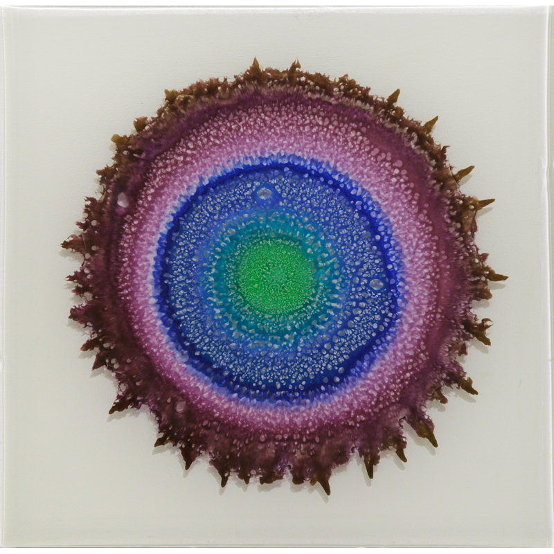 Allison Esley Handmade Boho Abstract Wall Decor on Resin