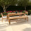 Echols 6 - Person Rectangular Teak Outdoor Dining Set with Cushions