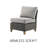 Umeh Wicker Patio Chair with Removable Cushions-62090827