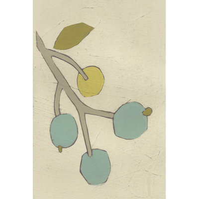 Simple Stems VIII by June Erica Vess - Wrapped Canvas Painting