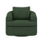 Fauteuil d'appoint pivotant à 360 ° avec coussins double couche-118805326
